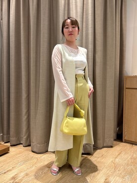 「NOLLEY’S（ノーリーズ）のストラップサンダル（サンダル）」を使った、Hori.Aさん（レディース・158cm）の春コーディネート