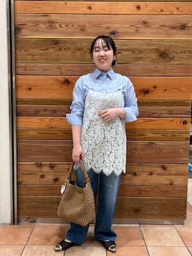 「アイテム（チャーム）」を使った、Hori.Aさん（レディース・158cm）の春コーディネート