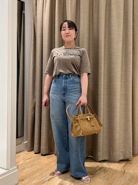 「アイテム（ヘアアクセサリー）」を使った、Hori.Aさん（レディース・158cm）の秋コーディネート