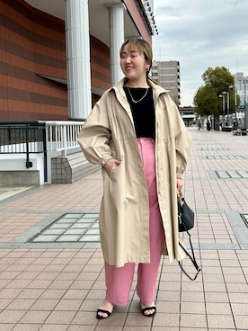 「NOLLEY’S（ノーリーズ）のアイテム（その他アウター）」を使った、Hori.Aさん（レディース・158cm）の春コーディネート