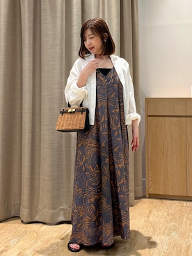 「おとなコーデ」｜「アイテム（アクセサリー）」を使った、ITOさん（レディース・156cm）の春コーディネート