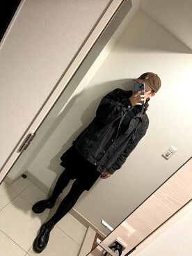 「POLO（ポロ）のアイテム（帽子）」を使った、nn22さん（レディース・168cm）の冬コーディネート