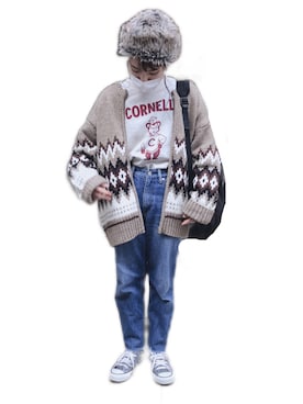 maayaさん（レディース・151cm）の冬コーディネート