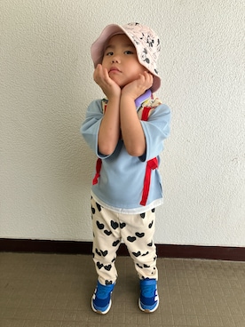 「MARKEY'S（マーキーズ）のアイテム」を使った、りんちゃんのさん（キッズ・110cm）の夏コーディネート