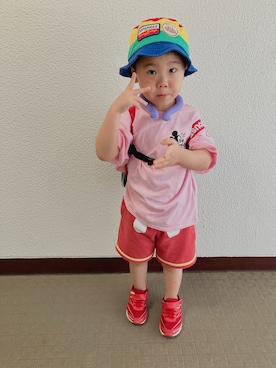 「アイテム（トップス）」を使った、りんちゃんのさん（キッズ・100cm）の夏コーディネート