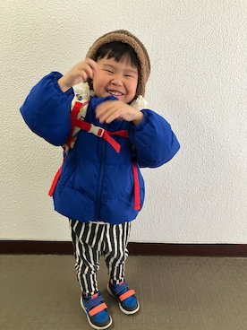 「アイテム（パンツ）」を使った、りんちゃんのさん（キッズ・100cm）の秋コーディネート