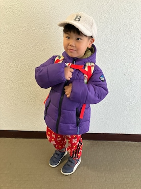 「アイテム（ジャケット/アウター）」を使った、りんちゃんのさん（キッズ・100cm）の秋コーディネート