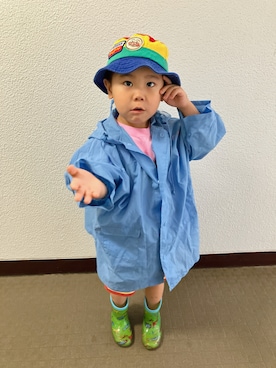 「アイテム（シューズ）」を使った、りんちゃんのさん（キッズ・100cm）の秋コーディネート