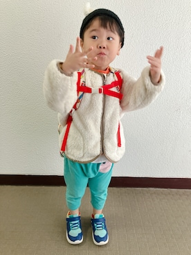 りんちゃんのさん（キッズ・100cm）の秋コーディネート