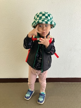 りんちゃんのさん（キッズ・100cm）の秋コーディネート
