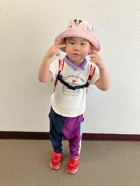 りんちゃんのさん（キッズ・100cm）の夏コーディネート