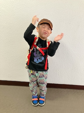 りんちゃんのさん（キッズ・100cm）の秋コーディネート