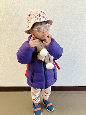 「アイテム（ジャケット/アウター）」を使った、りんちゃんのさん（キッズ・100cm）の冬コーディネート