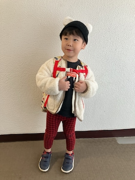 りんちゃんのさん（キッズ・100cm）の秋コーディネート