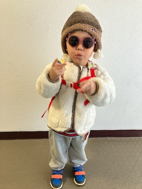 「アイテム（パンツ）」を使った、りんちゃんのさん（キッズ・100cm）の秋コーディネート