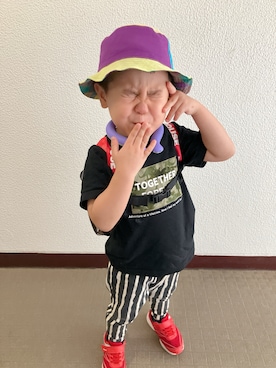 りんちゃんのさん（キッズ・100cm）の夏コーディネート
