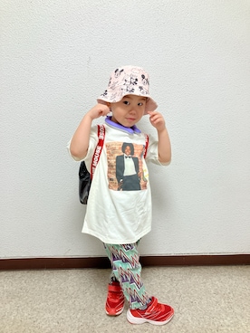 「アイテム（トップス）」を使った、りんちゃんのさん（キッズ・100cm）の夏コーディネート