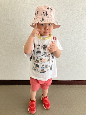 「アイテム（トップス）」を使った、りんちゃんのさん（キッズ・100cm）の夏コーディネート