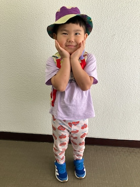 「MARKEY'S（マーキーズ）のアイテム」を使った、りんちゃんのさん（キッズ・100cm）の夏コーディネート
