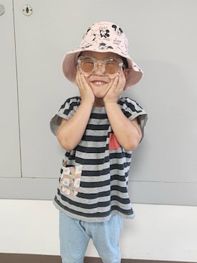 「アイテム（トップス）」を使った、りんちゃんのさん（キッズ・100cm）の夏コーディネート