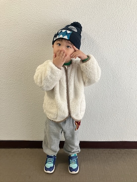 りんちゃんのさん（キッズ・100cm）の秋コーディネート