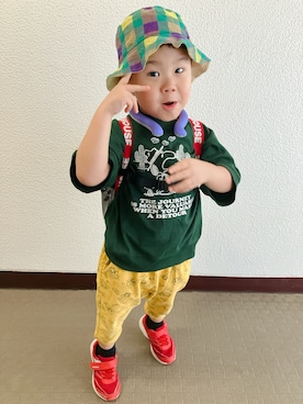 「アイテム（トップス）」を使った、りんちゃんのさん（キッズ・100cm）の夏コーディネート