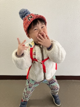 りんちゃんのさん（キッズ・100cm）の秋コーディネート