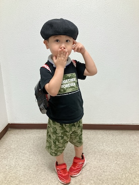 「アイテム（トップス）」を使った、りんちゃんのさん（キッズ・100cm）の夏コーディネート