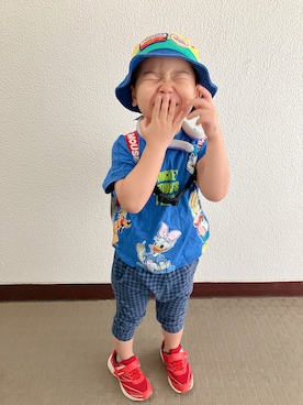 「アイテム（トップス）」を使った、りんちゃんのさん（キッズ・100cm）の夏コーディネート