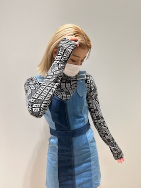 「ENVYM（アンビー）のアイテム（ワンピース/ドレス）」を使った、envym_miyuさん（レディース・160cm）の春コーディネート