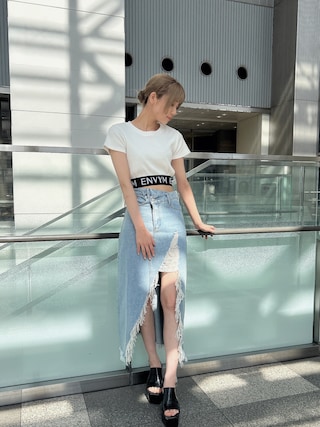 ENVYM ワイドアッパーボリュームサンダル ENVYM サンダル ワイドアッパーボリュームサンダル レディース