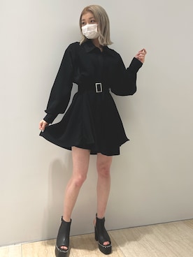 「ENVYM（アンビー）のアイテム（ワンピース/ドレス）」を使った、envym_miyuさん（レディース・160cm）の春コーディネート