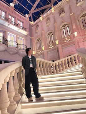 「LEMAIRE（ルメール）のアイテム（ジャケット/アウター）」を使った、Raymond Ipさん（メンズ・172cm）の冬コーディネート