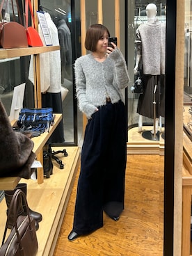 「アイテム（チョーカー）」を使った、ｍｉｎａｍｉさん（レディース・160cm）の秋コーディネート