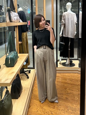 「アイテム（パンプス）」を使った、ｍｉｎａｍｉさん（骨格ナチュラル・レディース・160cm）の夏コーディネート