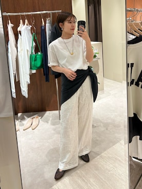 「RIVE DROITE（リヴドロワ）のアイテム（アクセサリー）」を使った、ｍｉｎａｍｉさん（レディース・160cm）の春コーディネート