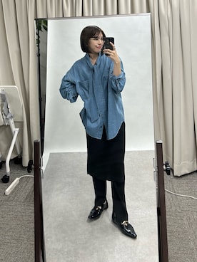 「ボウタイブラウス」｜ｍｉｎａｍｉさん（レディース・160cm）の秋コーディネート