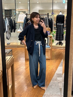 「アイテム（テーラードジャケット）」を使った、ｍｉｎａｍｉさん（レディース・160cm）の夏コーディネート