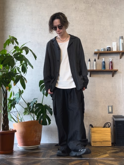 LIDNM(リドム)の「RAYON LINEN CHORE JACKET(その他アウター LIDNM(リドム)の「RAYON LINEN CHORE JACKET(その他アウター