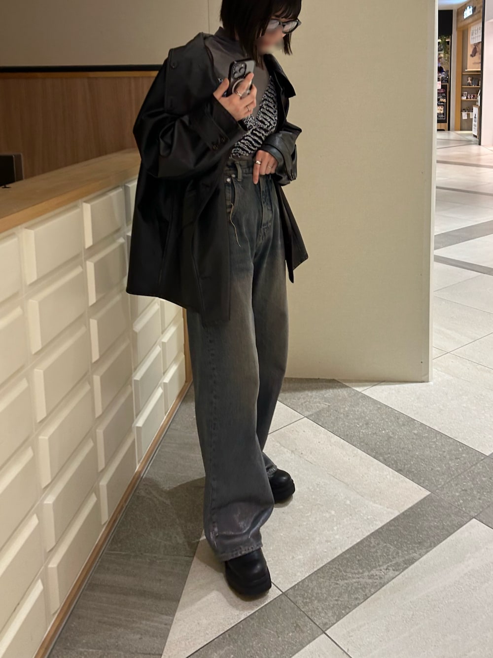 Ameri（アメリ）の「TAYLOR OPAL DENIM BUSTIER（その他トップス