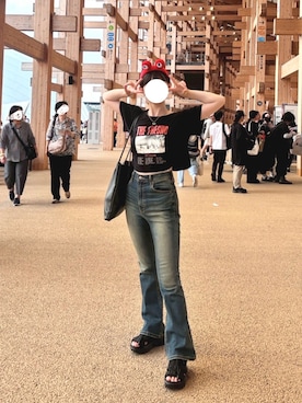 「SHOO・LA・RUE（シューラルー）のアイテム」を使った、ととさん（レディース・159cm）の夏コーディネート