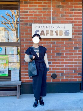 「studio CLIP（スタディオクリップ）のアイテム」を使った、ととさん（骨格ウェーブ・レディース・159cm）の冬コーディネート