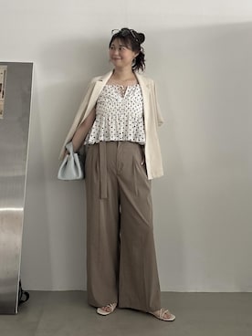 「Juze（ジュゼ）のアイテム」を使った、yuiさん（レディース・167cm）の春コーディネート