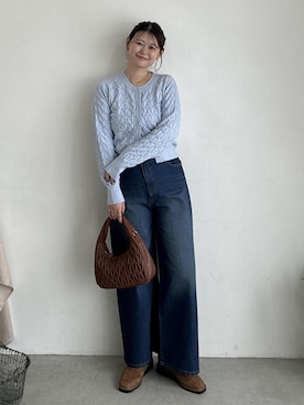 「アイテム（ハンドバッグ）」を使った、yuiさん（レディース・167cm・20代）の秋コーディネート