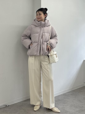 「アイテム（ダウンジャケット/コート）」を使った、yuiさん（レディース・167cm・20代）の秋コーディネート