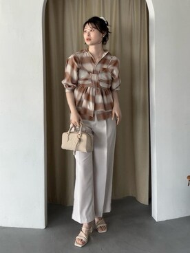 「ビスチェコーデ」｜yuiさん（レディース・167cm）の夏コーディネート