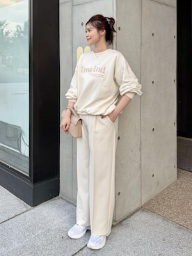 「アイテム（シュシュ）」を使った、yuiさん（レディース・167cm）の秋コーディネート