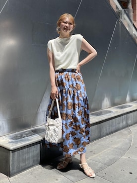 「ボタニカル」｜「アイテム（シューズ）」を使った、yuiさん（レディース・166cm）の春コーディネート