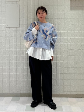 「ニットコーデ」｜yuiさん（レディース・167cm・20代）の冬コーディネート
