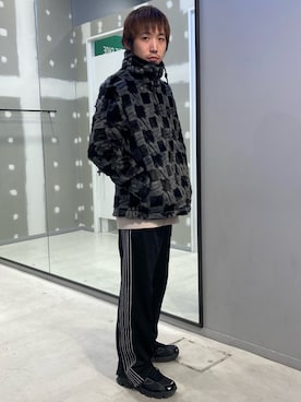 「adidas（アディダス）のアイテム（その他パンツ）」を使った、YUさん（メンズ・171cm）の秋コーディネート